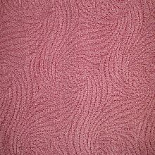 Круглый однотонный ковер-палас FLAMINGO 430 темно-розовый