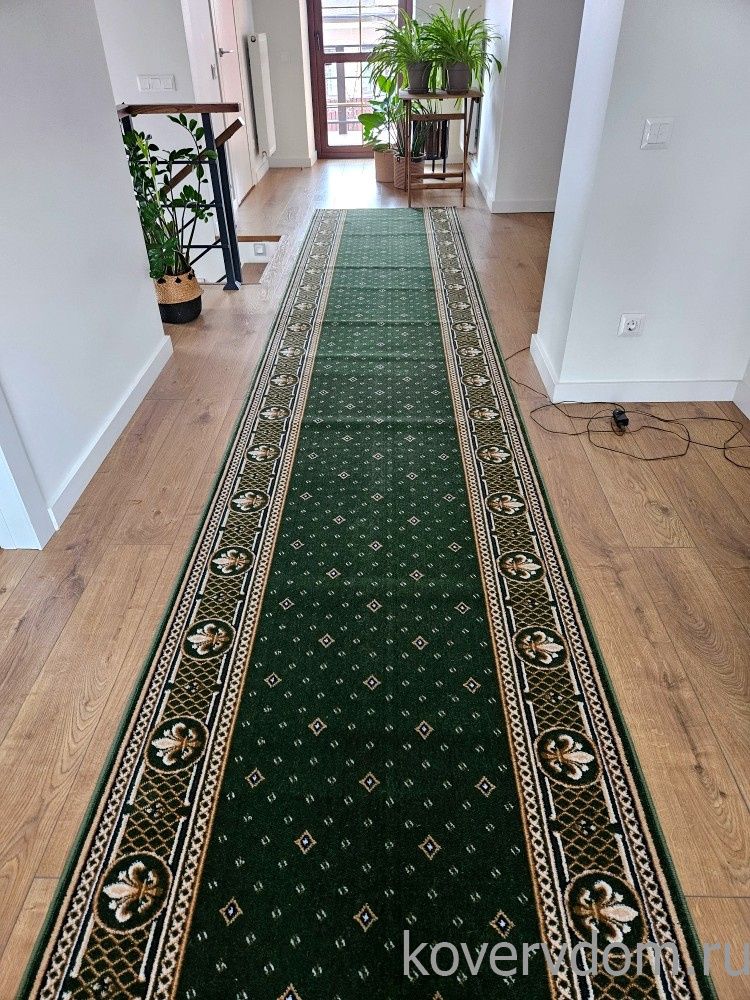 Ковровая дорожка LILIA 40098-03 зеленая