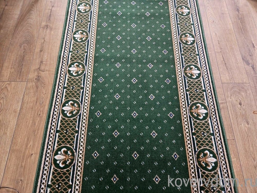 Ковровая дорожка LILIA 40098-03 зеленая